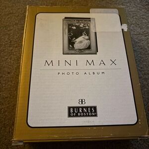 Burnes Of Boston 4x6 Mini Max Photo Album *New*